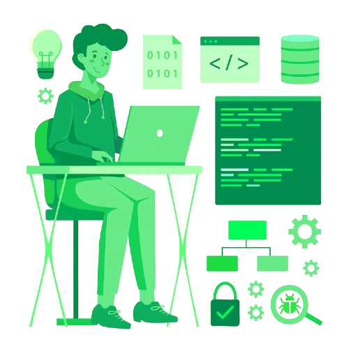 web development illustration