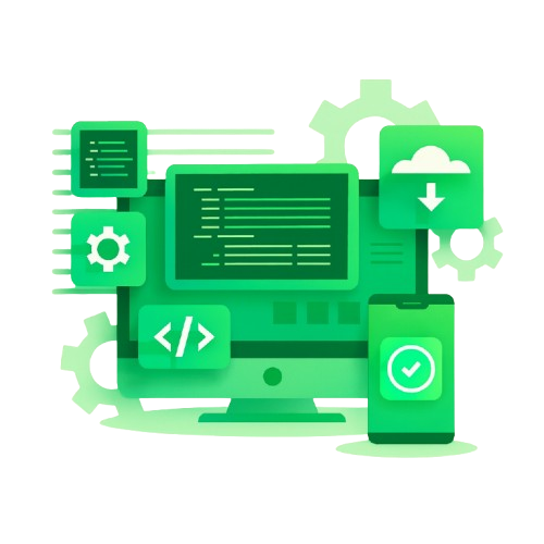 web development illustration